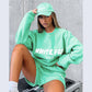 Women's White Fox Tracksuit Set Oversized Two Piece Outfit Long Sleeve Pullover and Loose Short Sweatpants Y2k Jogger Track Suit Ladies Gym Activewear Casual Sportwear Running Walking Hiking