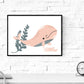 Nacnic Pack four posters with illustrations of whales. Sheets with children's images of whales. Whales in the sea gray orange and pink. A3 size unframed