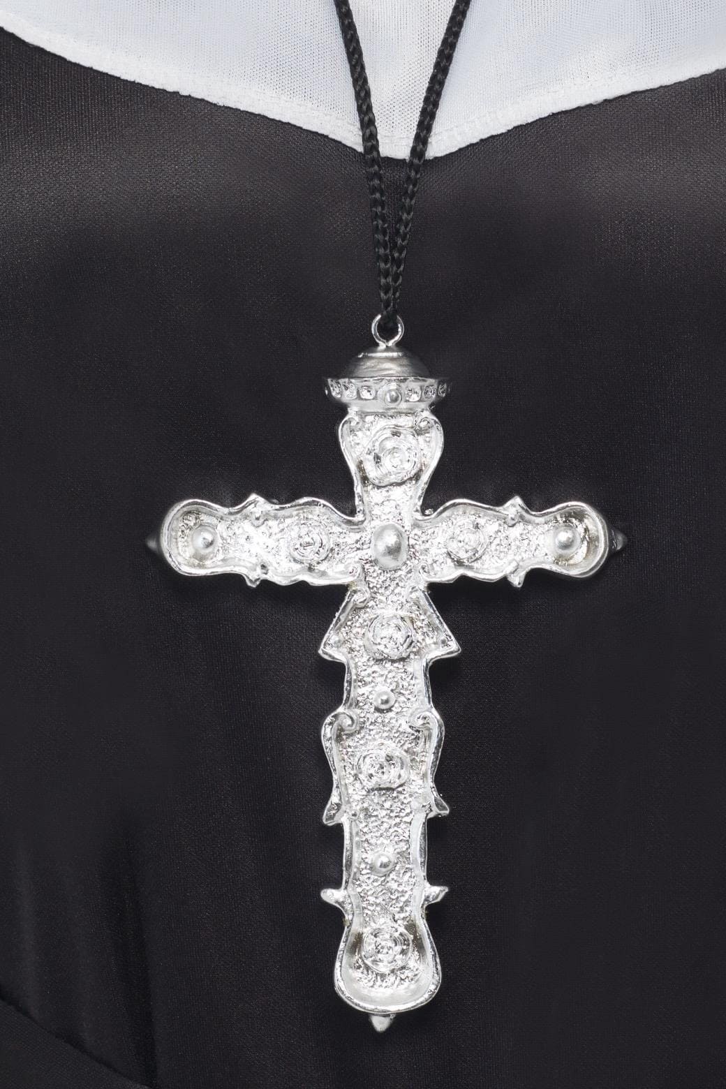 Ornate Cross Pendant Silver