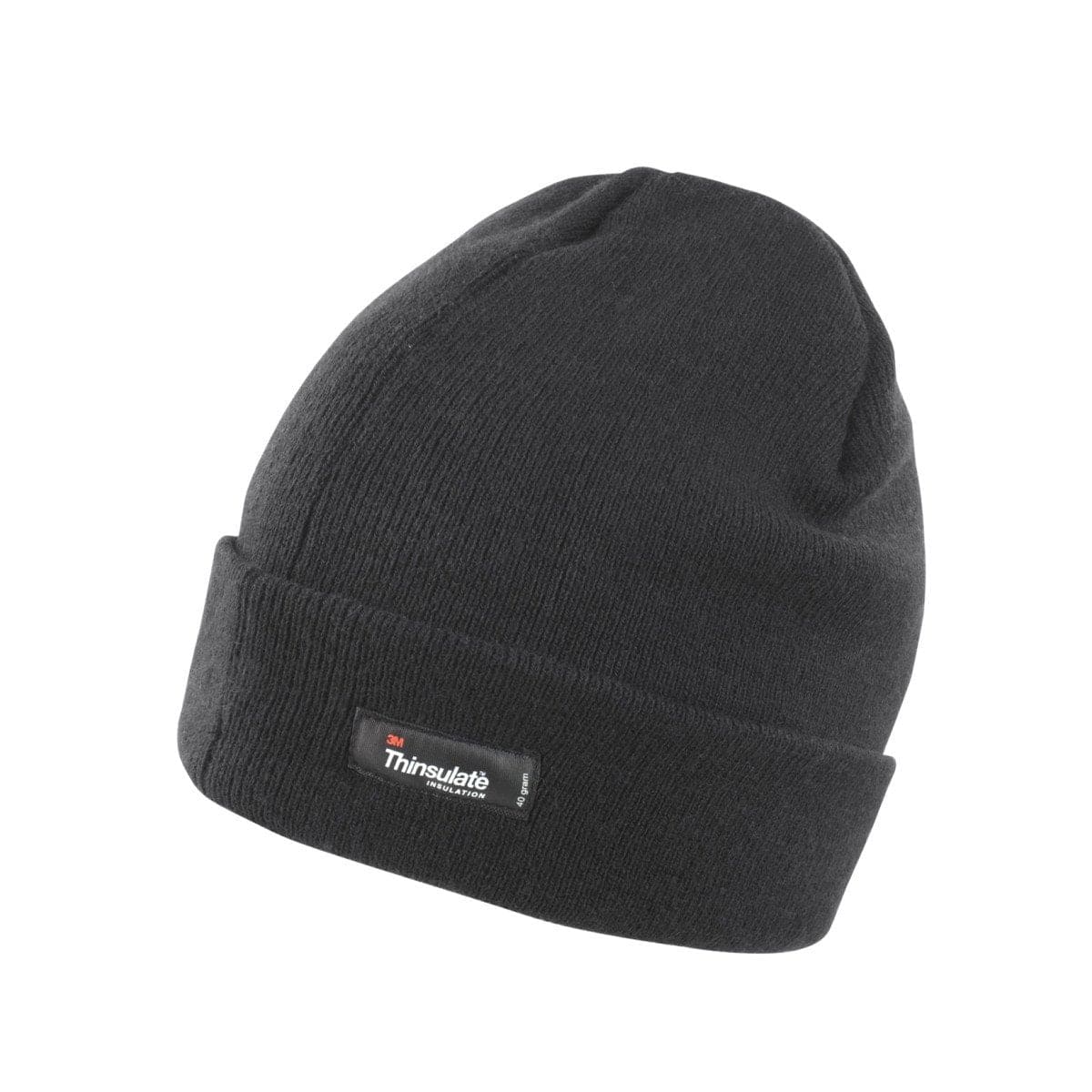 Result Men's Beanie Hat, Black, One Size