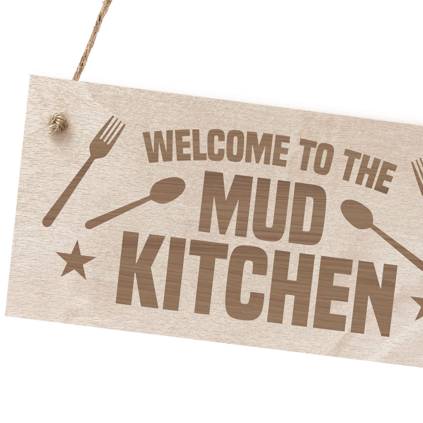 Red Ocean Mud Kitchen Accessories Welcome Mud Kitchen Sign Home School Garden Outdoor Hanging Plaque Plot Sign Gift