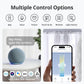 SwitchBot Smart Automatic Curtain Opener - Bluetooth Remote Control with App/Timer, Upgraded High-Performance Motor, Add Hub to Make it Work with Alexa, Google Home, HomeKit(Curtain 3,Rod)