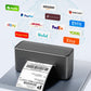 Phomemo 241BT Thermal Printer, Bluetooth Label Printer 4x6, Shipping Label Printer Compatible with Android, IOS And PC, Widely Used for Royal Mail, Hermes, Shopify, Ebay, Amazon, FedEx, UPS. Gray