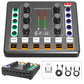 Audio Mixer,Audio Interface with DJ Mixer Live Sound Card Effects and Voice Changer,podcast equipment bundle Stereo DJ Studio Streaming, Prefect for live Streaming/Podcasting/Gaming