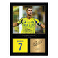 Icons Wall Art Cristiano Ronaldo Al Nassr FC Signed A4 Printed Photo Picture Display Gift For Al Nassr FC Fans Digitally Reproduced Signature Unframed