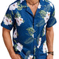 COOFANDY Men's Hawaiian Shirt Short Sleeve Button Up Shirts Summer Linen Shirts