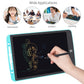 LCD Writing Tablet, 12 Inch Colorful Digital ewriter Electronic Graphics Tablet Portable Board Handwriting Drawing Tablet Pad for Kids Adults Home School Office (blue-12")