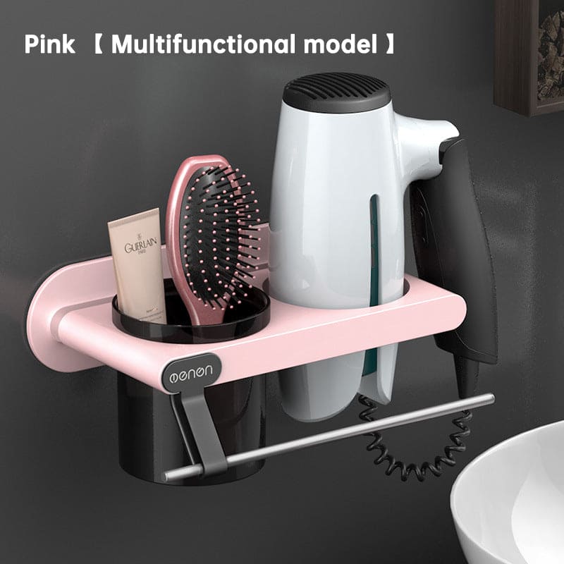 Hanging Hair Dryer Rack Toilet Storage Rack Hair Dryer Rack Storage Rack Non Perforated Wall Mounted Air Duct Rack