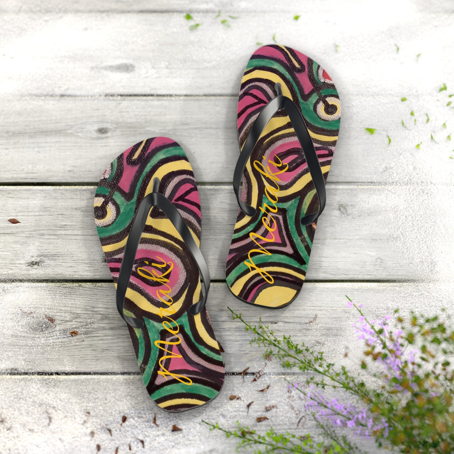 Meraki Flip Flops design