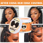 Edge Control Wax for Black Women Strong Hold Non-greasy Edge Smoother Edge Control for Black Hair No Flaking, Edge Fixer Wax No White Residue, Shine, Hair Gel for Women Edge Control Wax (Citrus Scent)