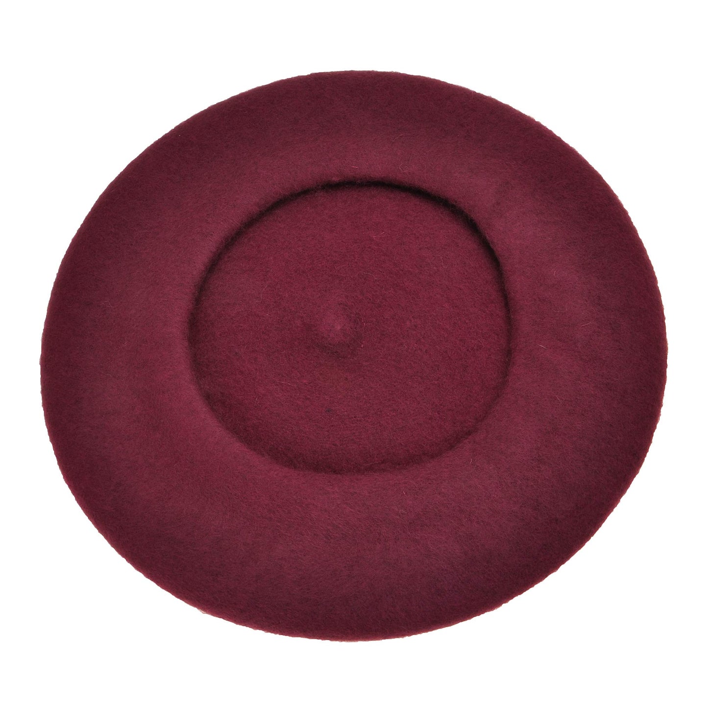 ZLYC Women's Classic French Artist Beret Beret, Burgundy red, One Size