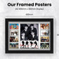 The Beatles Signed Poster Print- Limited Edition Autograph Fan Gift – Collectible Memorabilia Merchandise Autographed by Paul, John, George, & Ringo Starr (Framed A4 (30x21cm))