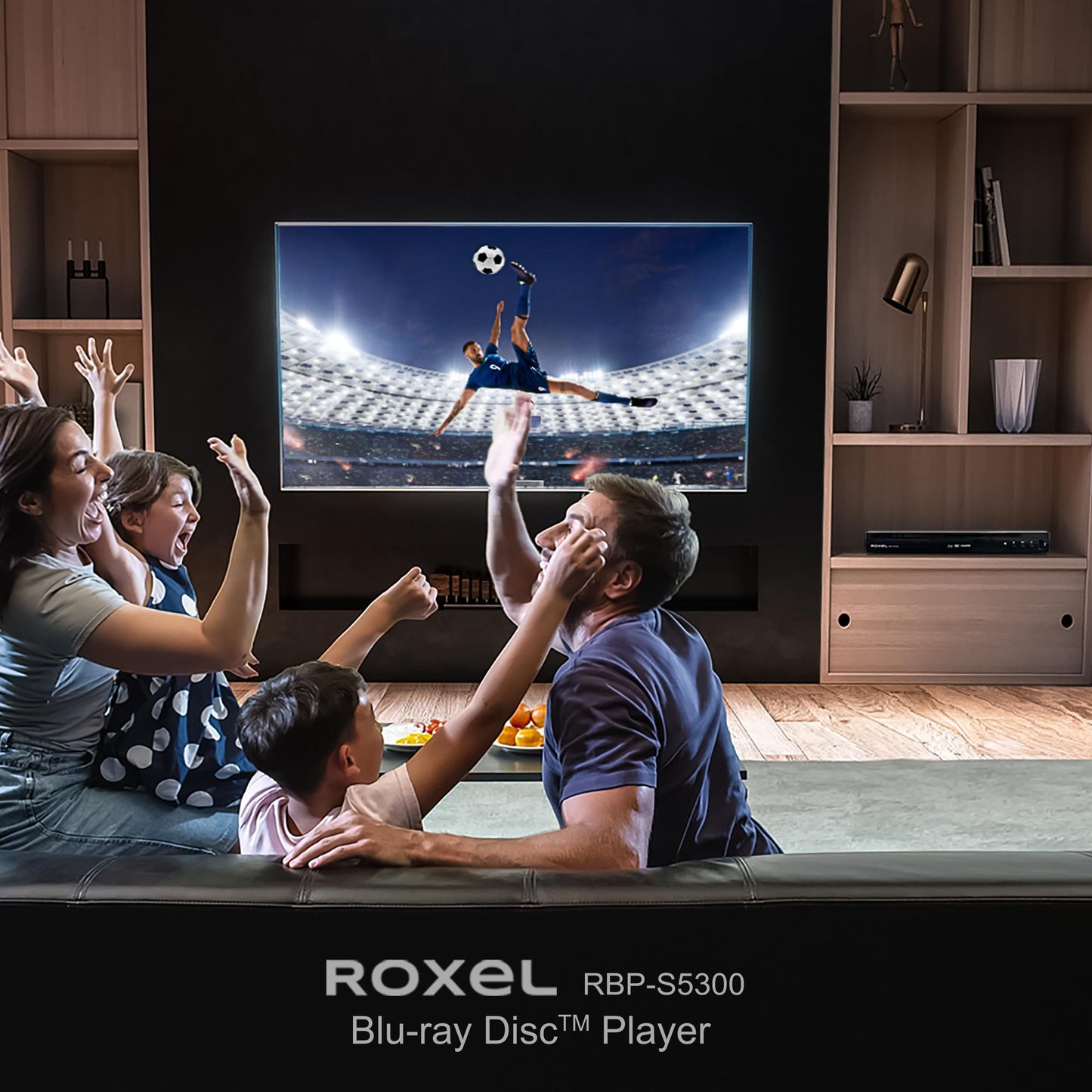 Roxel RBP-S5300 Blu-ray Player | MTK Mainboard | SONYLens | Digital LED Display | Dolby DTS Surround Sound | USB, HDMI, RCA, Coaxial Port, Region B