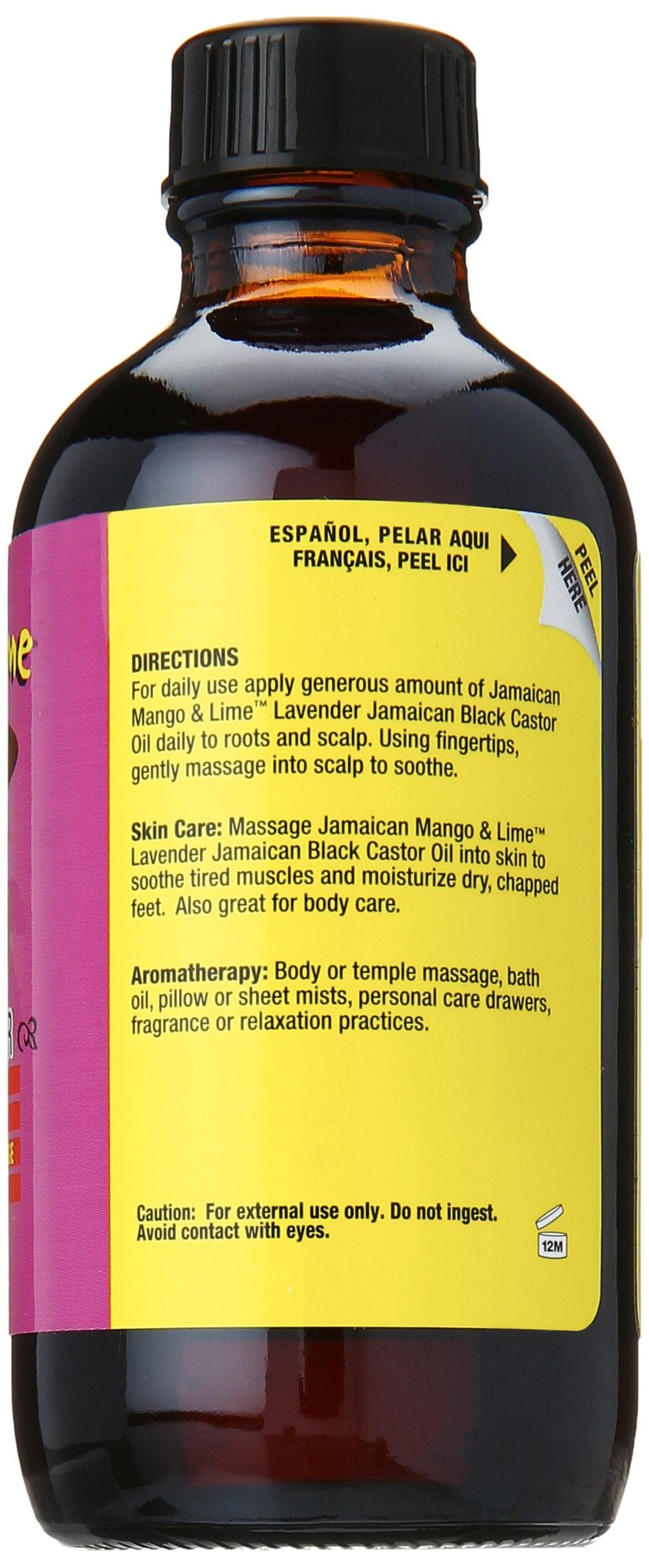 Jamaican Mango & Lime, Black Castor Oil, Lavender, 4 Fl Oz