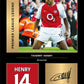 Icons Wall Art Thierry Henry Arsenal Legends Signed A4 Printed Photo Picture Display Gift For Arsenal Fans Digitally Reproduced Signature Unframed