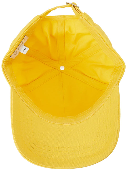 GANT Unisex. Shield HIGH Cap Baseball, Smooth Yellow, L/XL