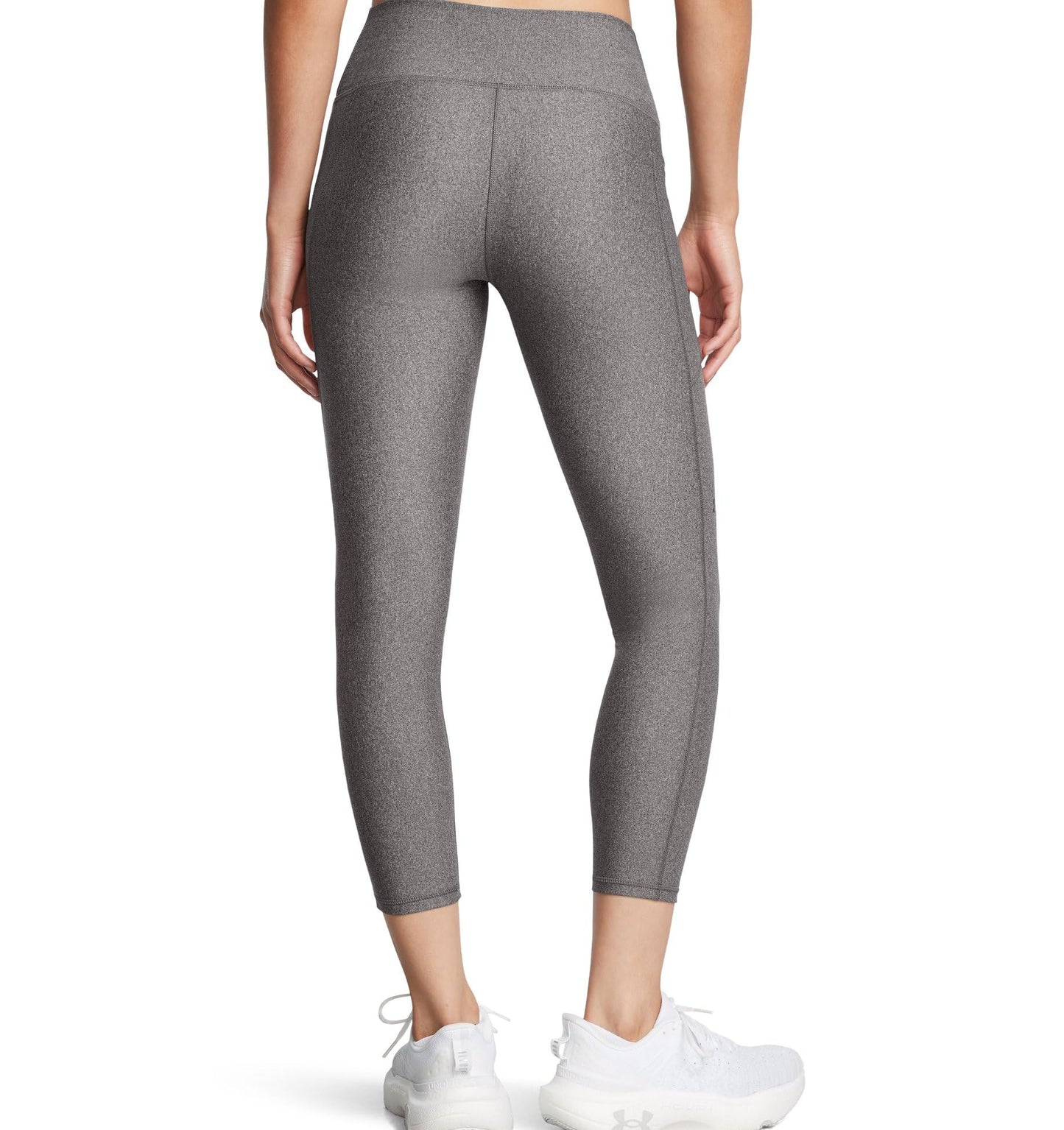 Under Armour - Womens Hg Armour Hirise 7/8 Ns Capri, Color Charcoal Light Heather (020), Size: X-Small x Tall