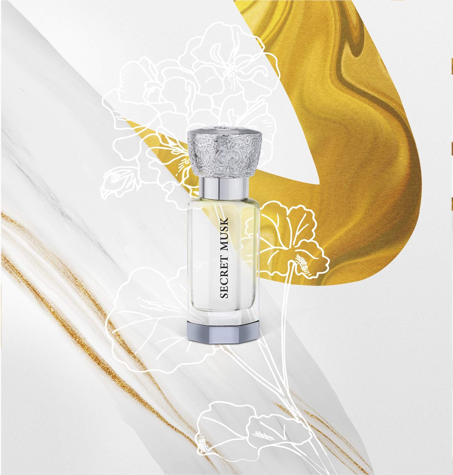 Swiss Arabian Secret Musk - Luxury Products From Dubai - Long Lasting And Addictive Personal Perfume Oil Fragrance - A Seductive, Signature Aroma - The Luxurious Scent Of Arabia - 0.4 Oz