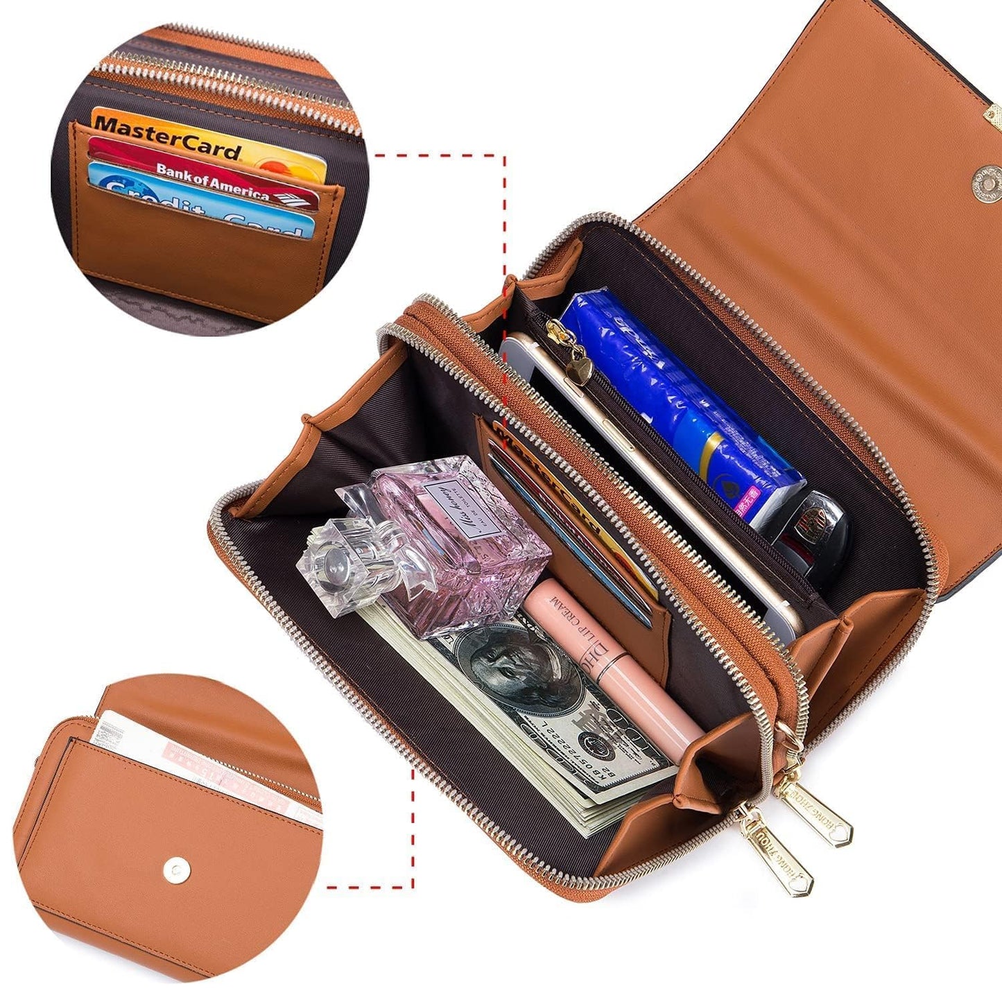 Small Crossbody Shoulder Bag for Women, Cellphone Bags Card Holder Wallet Purse and Handbags