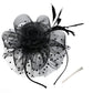 Takmor Fascinators for Women, Fascinator Wedding Hats for Women Ladies Girls Ascot Hats Race Hats Fascinator Clip Headband Mesh Feather for Tea Party Wedding Church Cocktail Royal Ascot Funeral