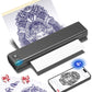 Phomemo M08F Tattoo Printer A4 Tattoo Transfer Stencil Printer, Thermal Tattoo Machine with 10pcs Transfer Paper, Tattoo Printer for Tattoo Artists & Beginners, Compatible with Smartphone & PC