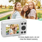 Digital Camera, 1080P 16MP Auto Focus CCD Point and Shoot Vlogging Camera with 2.4in Screen for Travel, 16X Zoom Portable Compact Photo Camera for Boys Girls Beginners Kids Teens