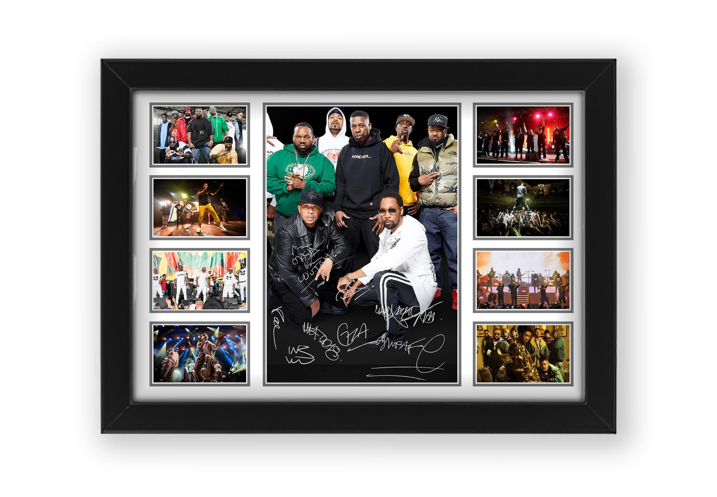 Wu-Tang Clan Signed Poster - Limited Edition Collectible Print – Autographed Hip Hop Memorabilia – Iconic Album and Hit Song Art for Fans (Unframed A4 (30x21cm))