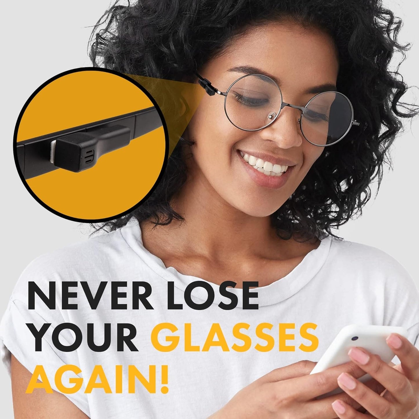 Specs Finder for Android | Dolphin Eyewear Finder | tag8 Glasses Tracker Compatible with Android and Apple iOS | Prevents Loss with configurable Seperation Alarm | Compact Rechargeable Battery