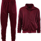 ChoiceApparel Mens Athletic 2 Piece Tracksuit Set (3XL, 888-Burgundy)