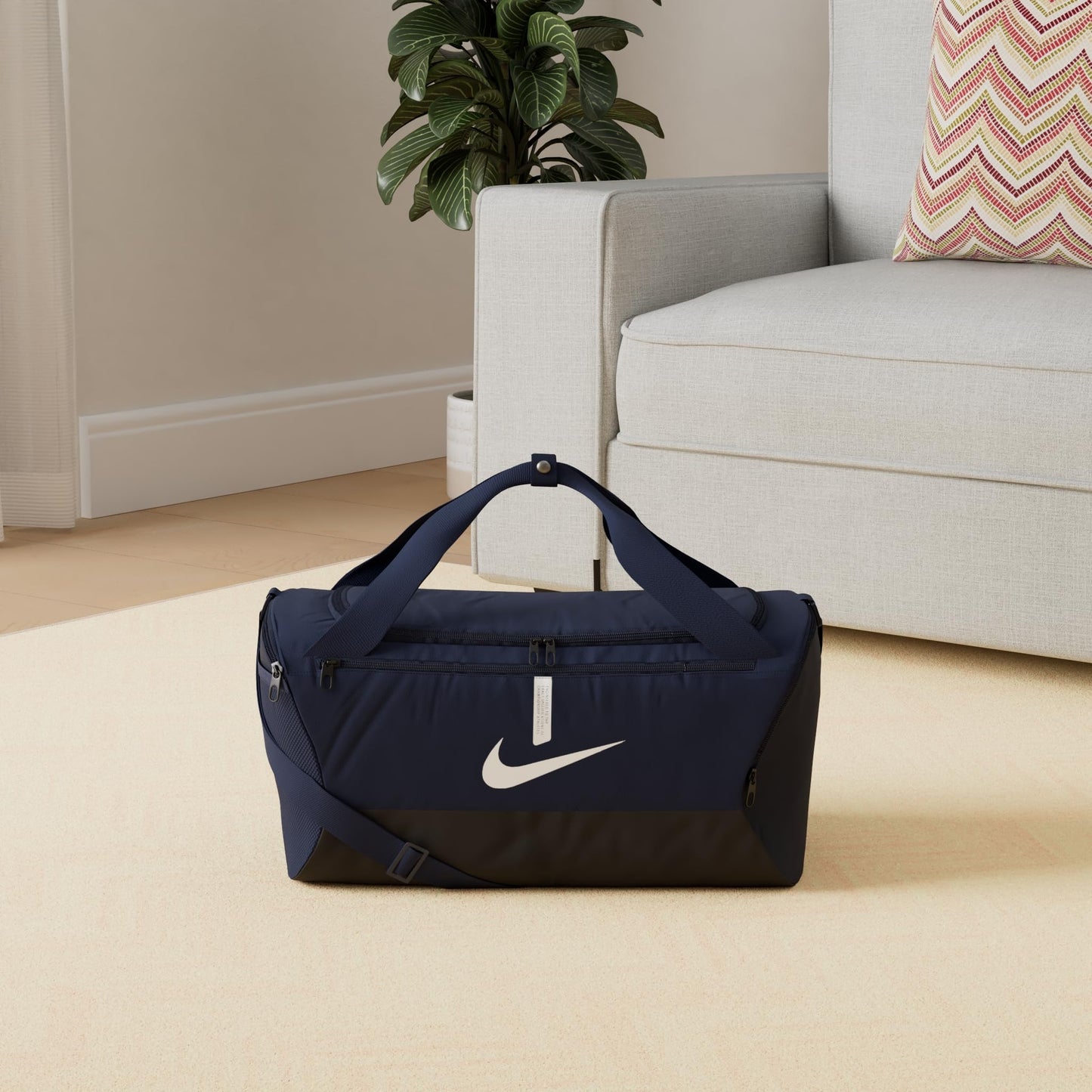 NIKE Unisex's Academy Team-Sp21 Sports Bag, Midnight Navy/Black/White, One Size,41L