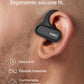 Belkin SoundForm ClearFit Open-Ear Wireless Earbuds, Lightweight Sport Earphones, Bluetooth Earbuds w/Long-Lasting Comfort, IPX5 Waterproof Earbuds for iPhone, Hiking, Biking, Running, & More - Black