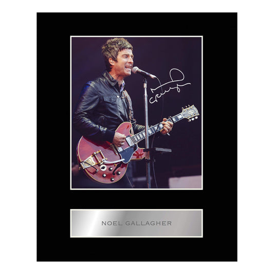 Noel Gallagher Signed Mounted Photo Display Music Autographed Gift Picture Print