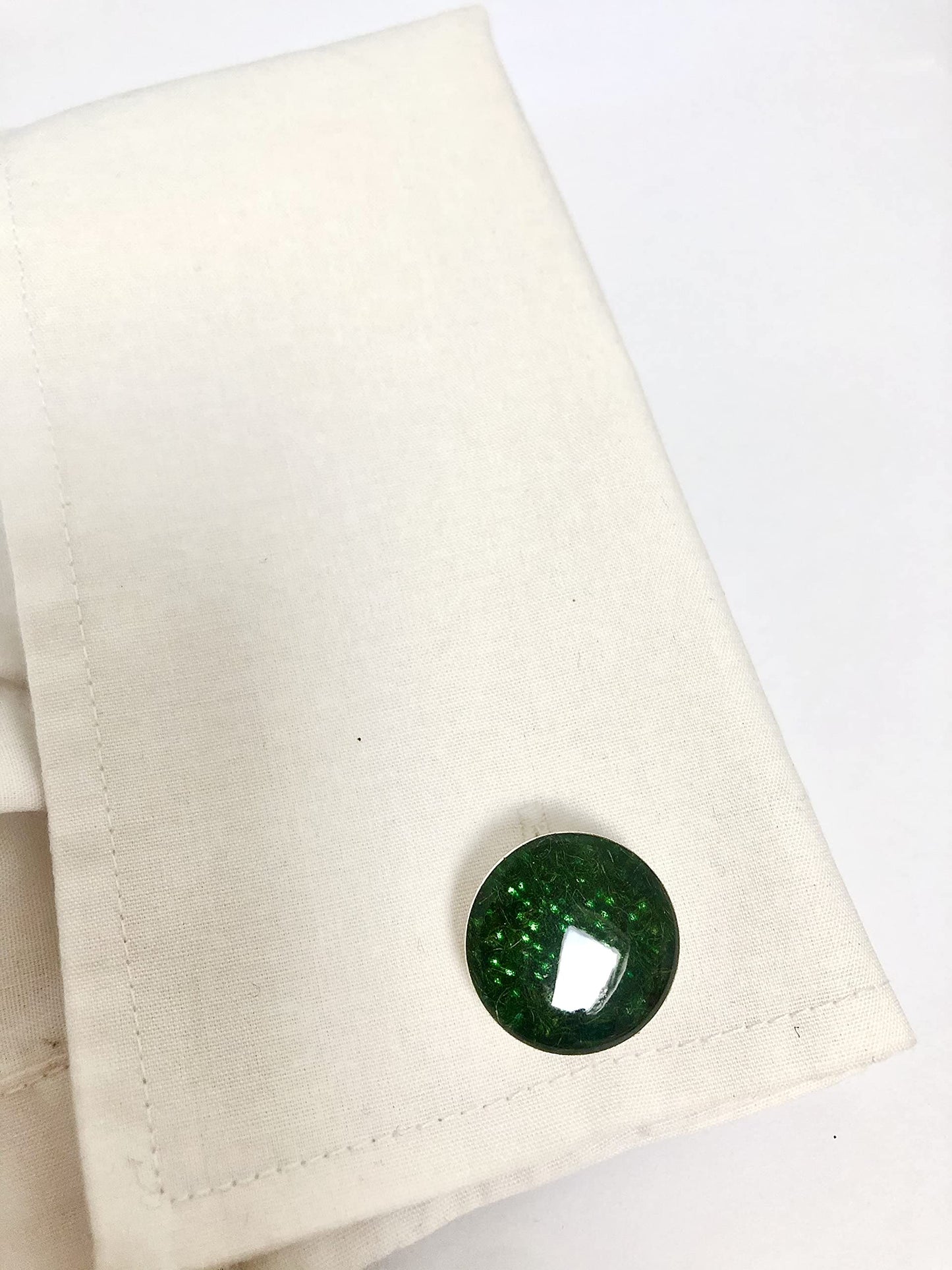 Dark Green Cufflinks, Green Tweed Cufflinks, Harris Tweed Cufflinks, Fathers Day Cufflinks, Christmas Cufflinks, Designer Cufflinks, Handmade Cufflinks