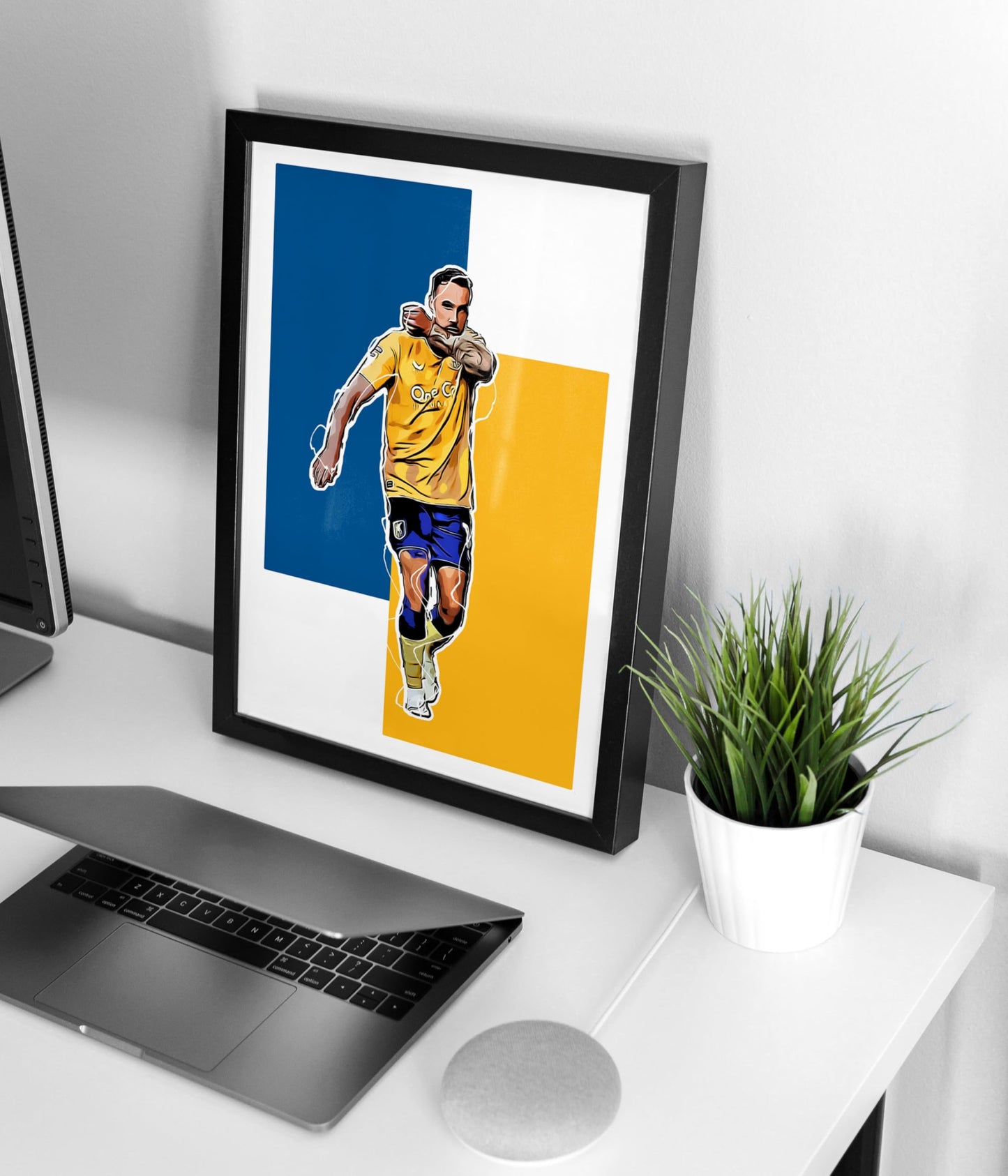 Mansfield Town Print | Poster | Football Gift - Lee Gregory (A4 Glossy Print)