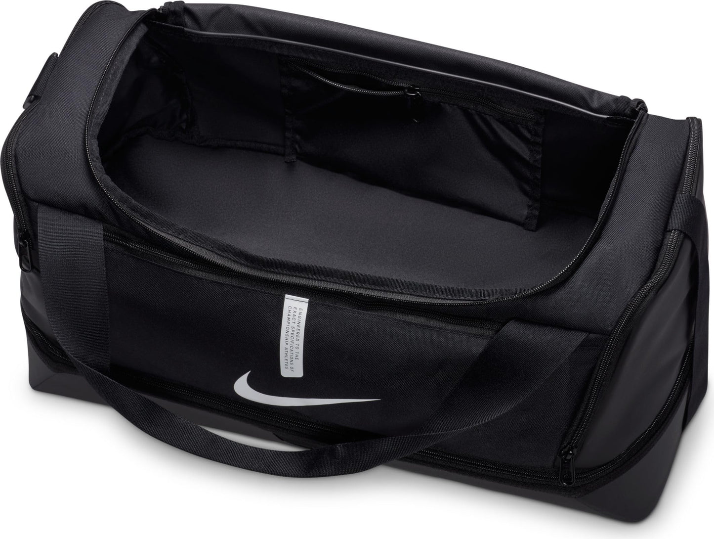 Nike, Academy Team, Football Duffel Bag,Black/Black/(White)