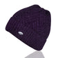 Carimee Beanie Hat for Women, Winter Warm Beanie Hat, Stretchy Soft Knitted Cuffed Hat Fleece Lining, One Size, Gifts for Women/Mom Purple