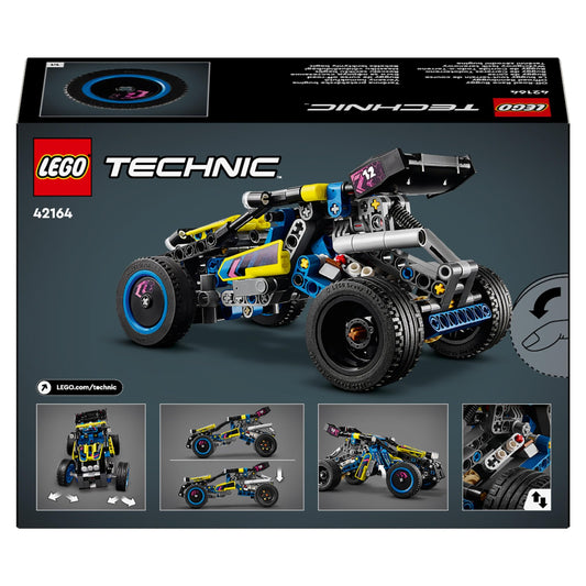 LEGO Technic Off-Road Race Buggy, Car Vehicle Toy for Boys and Girls aged 8 Plus Years Old, Rally Model Building Kit with Realistic Features, Small Gift for Kids 42164