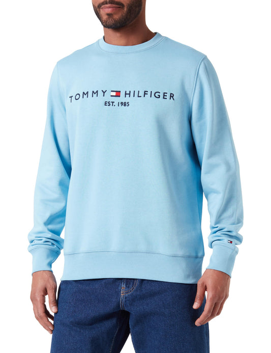 Tommy Hilfiger Men's TOMMY LOGO SWEATSHIRT Sleepy Blue S