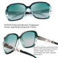 FEISEDY Classic Polarized Women Sunglasses Sparkling Composite Frame B2289