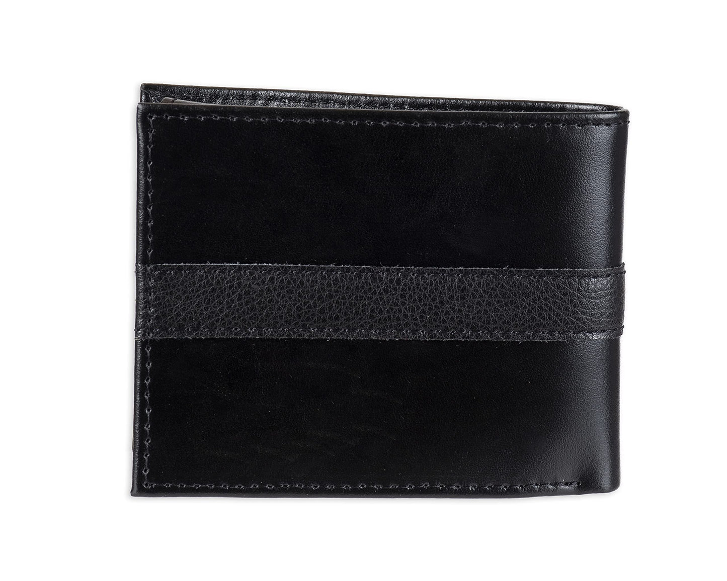 Tommy Hilfiger Men's Leather Wallet - Thin Sleek Casual Bifold with 6 Credit Card Pockets and Removable ID Window, Black