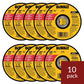 DeWalt DW8062 4-1/2"x.045"x7/8" Metal Angle Grinder Thin Cutoff Wheel, 10 Pack