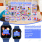 LITEYPP Kids Smart Watch Boys Girls, Smart Watch for Kids Toddler Watches with 13 Alarm Modes Habit Reminder Pedometer Flashlight Games Camera Video Music, Kids Gift Boys Toys for Kids, Blue