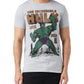 Marvel Men's Hulk Rage T Shirt, Grey (Grey Marl Spo), L UK