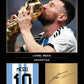 Icons Wall Art Lionel Messi World Cup Signed A4 Printed Photo Picture Display Gift For Argentina Fans Digitally Reproduced Signature Unframed