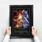 HWC Trading A3 FR The Force Awakens Star Wars Gifts Printed Poster Signed Autograph Picture for Movie Memorabilia Fans - A3 Framed