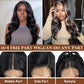 Joedir 13X4 Lace Front Wig Free Parting Lace Frontal Wigs With Baby Hair Pre Plucked Synthetic Wig Natural Looking Body Wave Wigs for Women 30 Inch Glueless Lace Front Wigs Highlights