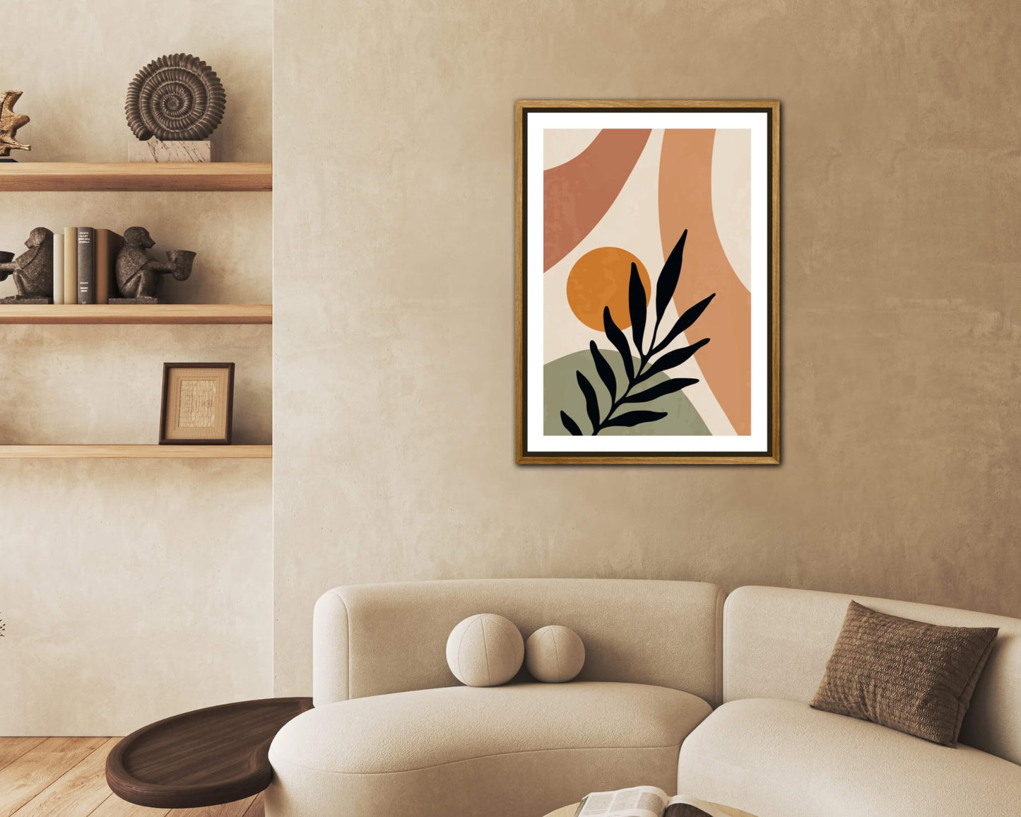 Abstract Wall Art Set of 3 Modern Minimalist Art Prints, Home Decor for Living Room, Bedroom, Kitchen & Bathroom, Unframed, A3