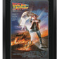 HWC Trading A3 FR Back to the Future Movie Poster Cast Signed Gift FRAMED A3 Printed Autograph Christopher Lloyd Michael J Fox Gifts Print Photo Picture Display