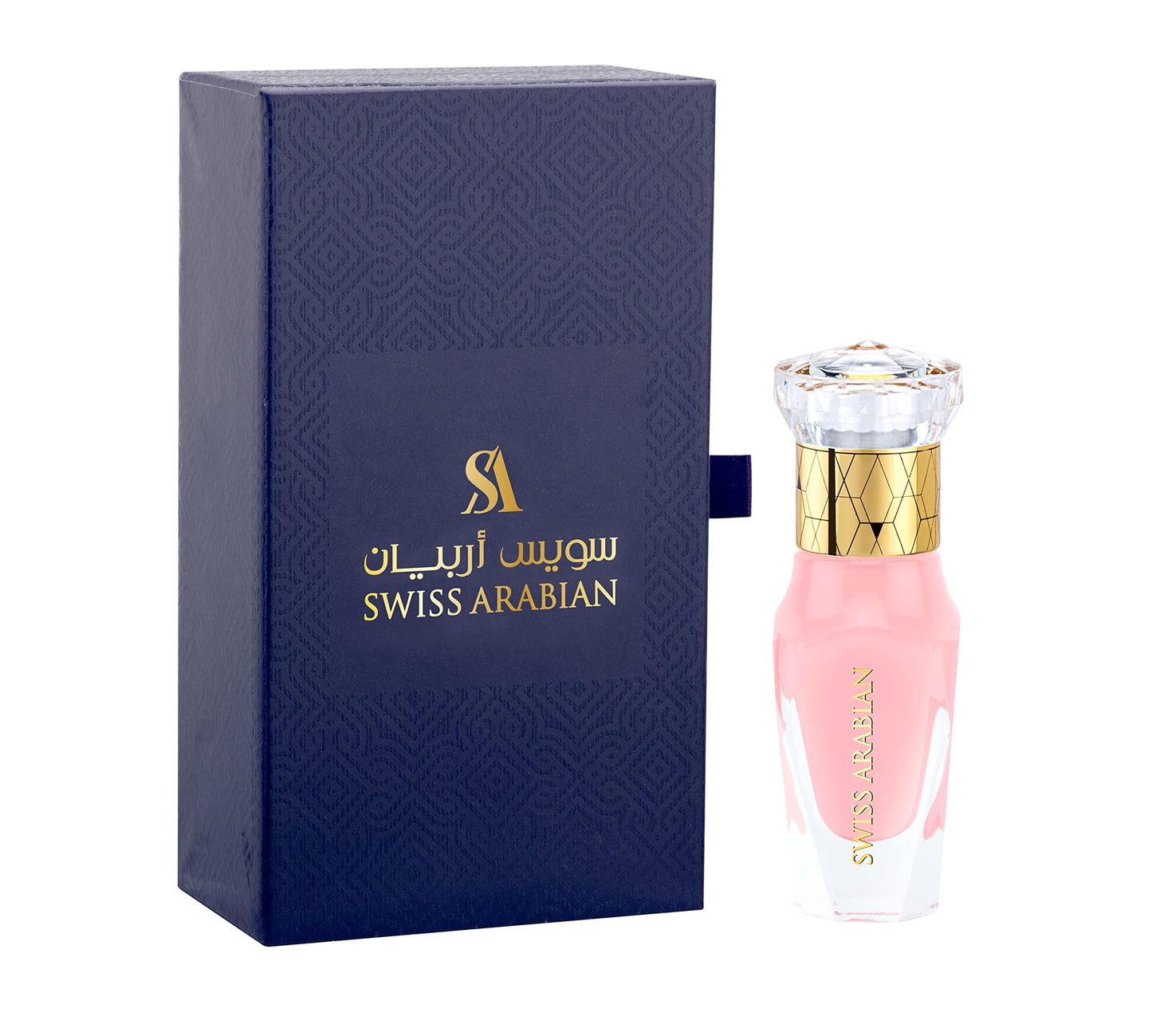 Swiss Arabian Pink Musk For Unisex - Luxury Products From Dubai - Long Lasting Personal Perfume Oil - A Seductive, Exceptionally Made, Signature Fragrance - The Luxurious Scent Of Arabia - 0.4 Oz