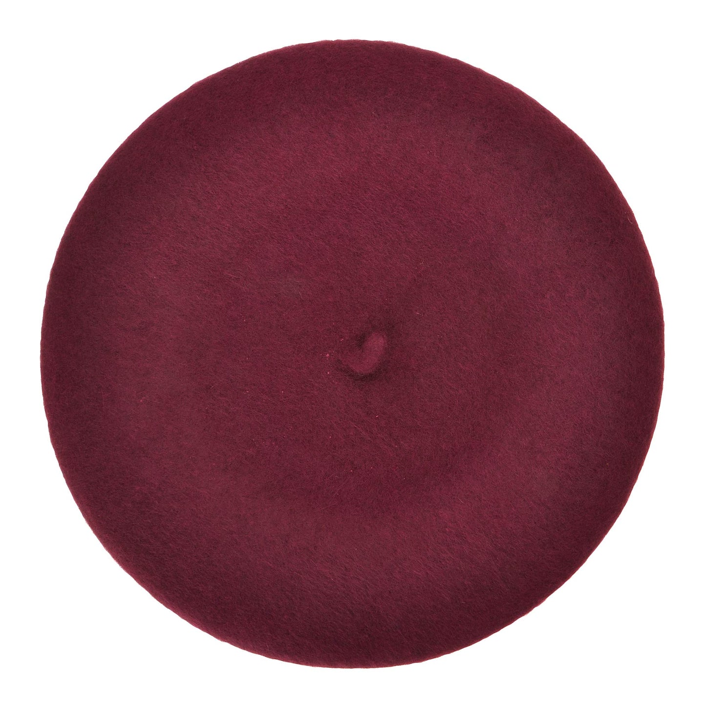 ZLYC Women's Classic French Artist Beret Beret, Burgundy red, One Size